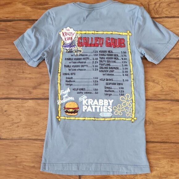 Nickelodeon The Crust Crab men's XS short sleeve t-shirt  SpongeBob Squarepants - Picture 3 of 5